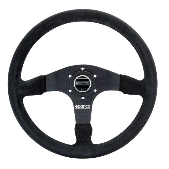 Sparco 375 велурен волан - черен