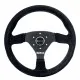 Sparco 383 велурен волан - черен