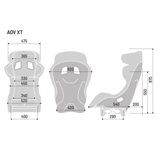 Sедалка Sparco ADV XT Carbon FIA 8862-2009