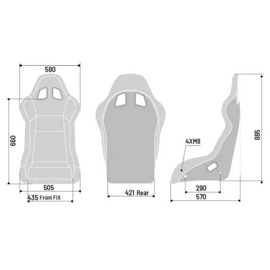 Sедалка Sparco EVO L QRT X FIA 8855-1999
