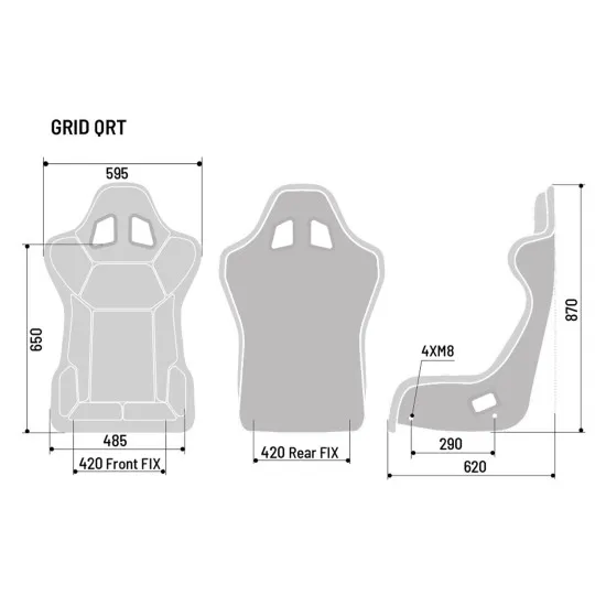 Sparco Grid Q Sky FIA 8855-1999