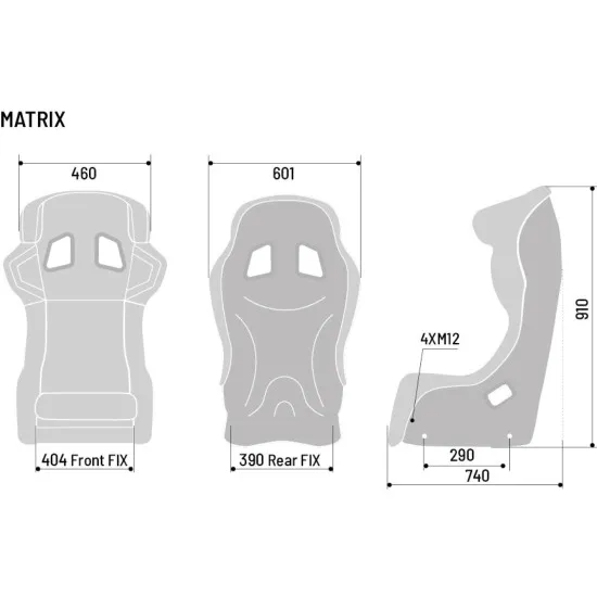 Sparco Matrix Седалка FIA 8855-2021