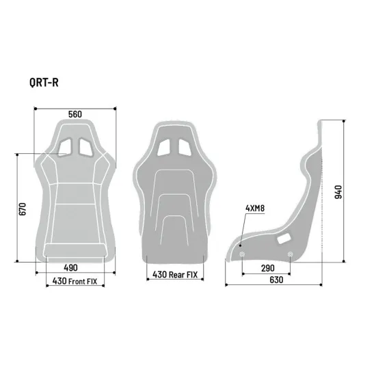 Sедалка Sparco QRT-R FIA 8855-1999
