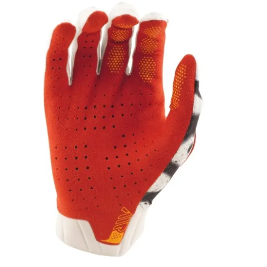 Troy Lee Designs Air - Membrane Детски ръкавици White / Infra Red