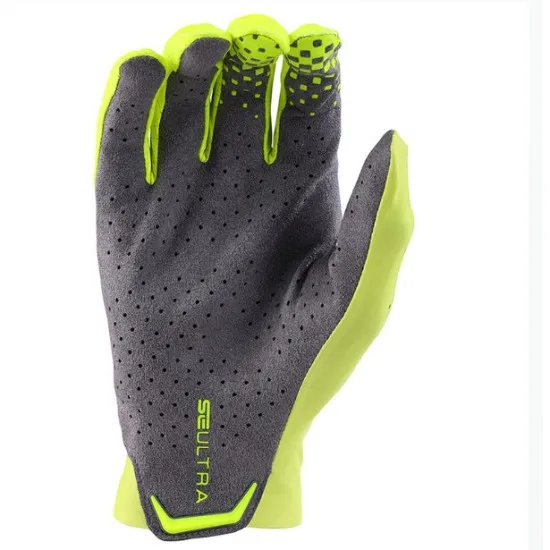 Troy Lee Designs Se Ultra Gloves - Solid Neon Yellow / Grey